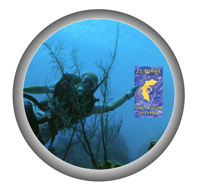 J.S. BURKE DIVER IN ROUND FRAME crop