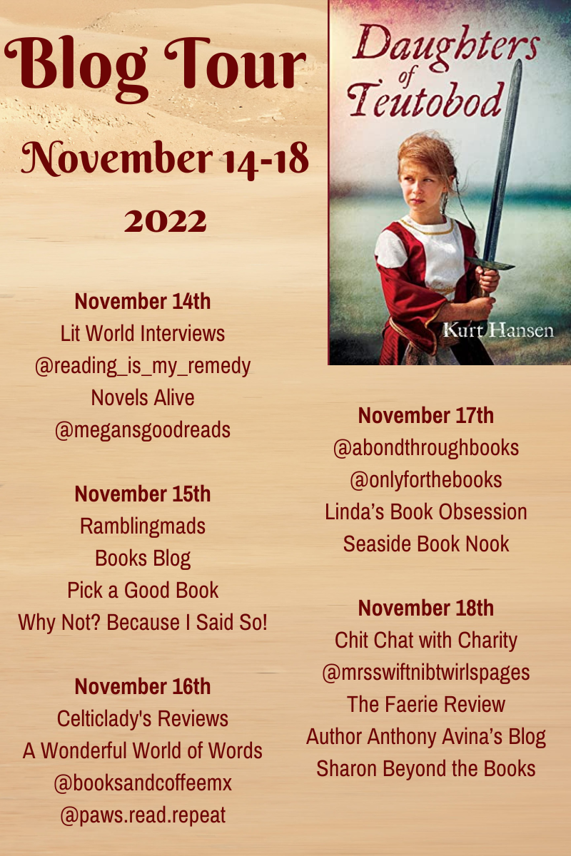 Daughters of Teutobod by Kurt Hansen Review and Blog Tour