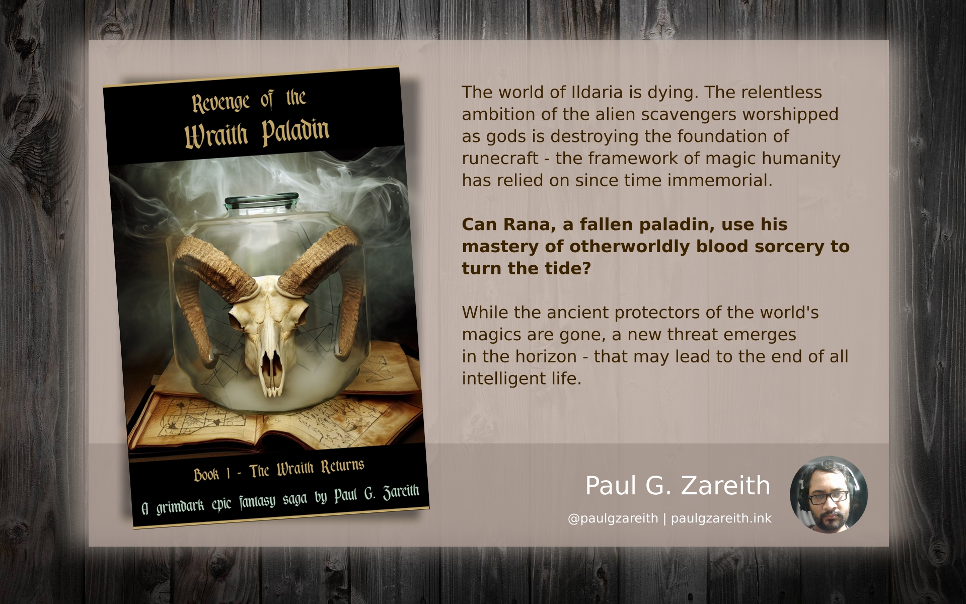 Revenge of the Wraith Paladin: Book 1 – The Wraith Returns by Paul G. Zareith Review