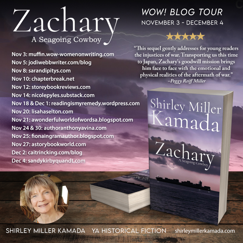 BLOG TOUR: ZACHARY: A SEAGOING COWBOY BY Shirley Miller Kamada EXCERPT