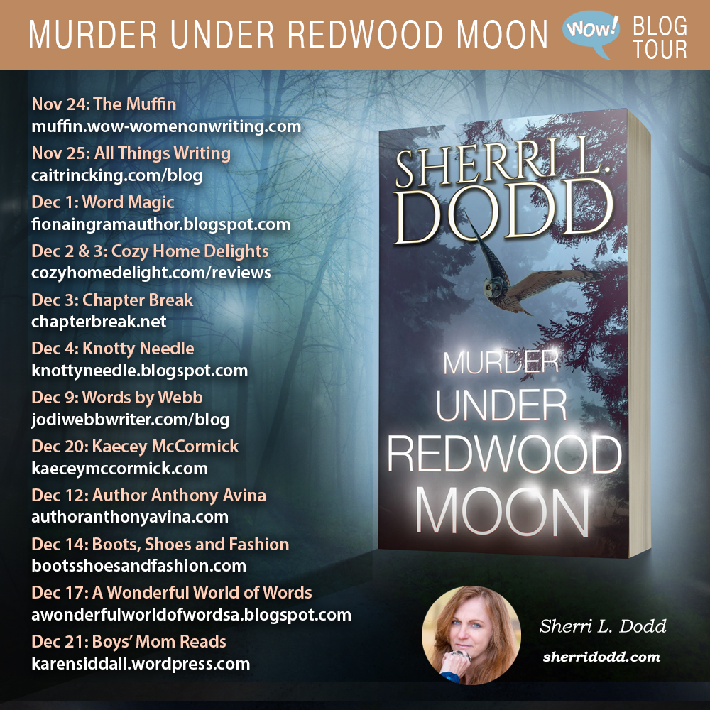 Blog Tour: The Challenges of Writing About Witchcraft by Sherri L. Dodd Guest Post + My Review of Murder Under Redwood Moon